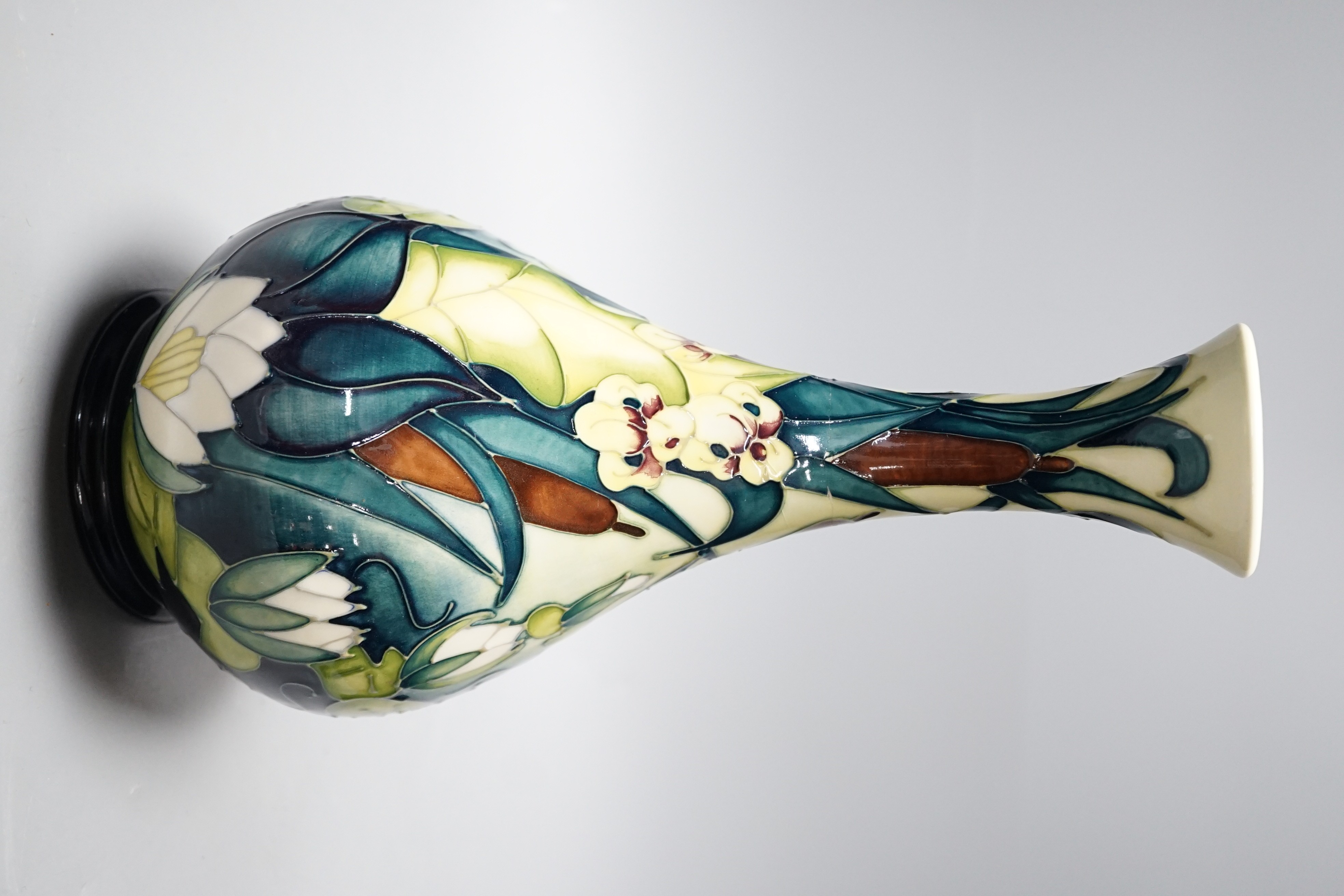 A Moorcroft pottery vase, decorated with the 